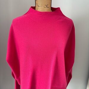 Quince Fuchsia Cowl Neck Sweater
